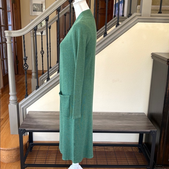 Devotion by Cyrus Green Open Front Women's Long Sweater Duster Size XS - Picture 2 of 5
